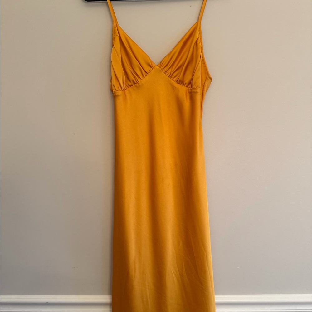 Abercrombie & Fitch Vibrant Golden Yellow Dress